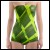 Net-Steals New, women's Strapless One-Piece Swimsuit from Europe -Tropical Green-