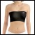 Net-Steals New Bandeau Top Swimsuit - Burnt Black