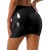 Womens Shiny Metallic Leather Miniskirt Sexy Bodycon Pencil Short Skirt Blk