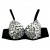 Women's Fashion Rhinestone Sexy New Punk Lady Goth Silver Party Studded Bra