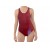  Net-Steals NEW FOR 2024, Cut-Out Back One Piece Swimsuit - Worned Shiny Red