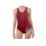  Net-Steals NEW FOR 2024, Cut-Out Back One Piece Swimsuit - Worned Shiny Red