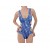 Net-Steals New for 2024, Side Cut Out Swimsuit - Blue Spark