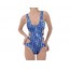 Net-Steals New for 2024, Side Cut Out Swimsuit - Blue Spark