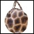 Net-Steals New, Giant Round Zipper Tote Bag - Animal Print