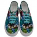 Net-Steals New, Women's Classic Low Top Novelty Sneakers - The Smurfs