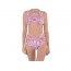 Net-Steals New, Bandaged Up Bikini - Pink Swirl