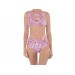 Net-Steals New, Bandaged Up Bikini - Pink Swirl
