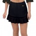 Net-Steals New, Fishtail Mini Chiffon Skirt - Solid Black