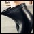 Women's Leather Wet Look Shiny Slim Stretch Pant High Elastic Waist Leggings Size L