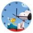 Net-Steals Europe New, Round Wall Clock - 'Snoopy and Woodstock'