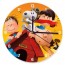Net-Steals Europe New, Round Wall Clock - 'Snoopy and Friends'