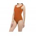 Net-Steals New, Classic One-Piece Swimsuit - Tomato Orange