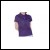 Net-Steals New for 2021, Women's Polo Tee - Purple Texture