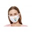 Net-Steals,  Newfor 2021, Crease Cloth Face Mask(Adult) - I'm vaccinated (White)