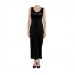 Net-Steals New, Fitted Maxi Dress - Black