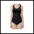 Net-Steals New for 2022, One-Piece Swimsuit - Pure Black