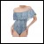 Net-Steals New for 2022, Off Shoulder Velour Body Suit - The Blue