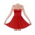 Net-Steals New for 2022, Strapless Bra Top Dress - Bright Red