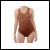 Net-Steals New for 2022, Cut-Out Back One Piece Swimsuit - Brown Wavey