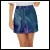 Net-Steals New for 2022, Mini Front Wrap Skirt - Blue Fantasia