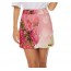 Net-Steals New for 2022, Mini Front Wrap Skirt - Pink Floral
