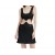 Net-Steals New for 2022, Velvet Cutout Dress - Black