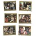 Lot of 6 Christmas Religious paintings stamps from Togo. 1970 issue
