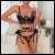 Sexy Womens Mesh Lingerie Teddy Babydoll Bodysuit Underwear with Garters Outfits